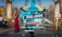Μεγάλη Νίκη στο Καζίνο της Novibet: Παίκτης Κέρδισε 500.400€ στο Monopoly Live!